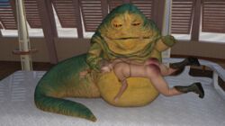  comicbookspankingfan jabba's_palace jabba_the_hutt luke_skywalker slave_bikini slave_outfit spank_marks spanked spanking star_wars  rating:questionable score: user:comicspank