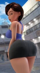 1girls 3d 3d_model ass ass_focus backboob big_ass big_breasts brown_hair clothed disney elastigirl female female_only helen_parr huge_ass implied_incest looking_at_viewer looking_back mature_female milf mother_and_son no_bra short_hair short_skirt sideboob smitty34 the_incredibles the_incredibles_2 thick_ass thick_thighs voluptuous voluptuous_female wide_hips rating:Questionable score:294 user:Shortstack69