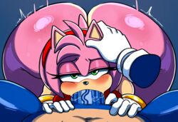 1boy 1boy1girl :>= ai_generated amy_rose ass blowjob fellatio female furry furry_female huge_ass looking_at_viewer mullon novelai oral pov sloppy sonic_(series) sonic_the_hedgehog sonic_the_hedgehog_(series) straight rating:Explicit score:58 user:Mullon