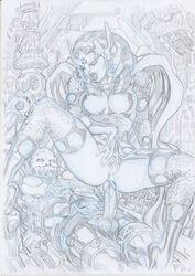 2010 alan_patrick barda_free big_barda dc mister_miracle mister_miracle_(series) monochrome scott_free tagme the_new_gods rating:Explicit score:5 user:bot