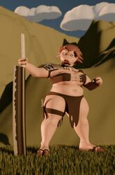  3d female female_only gajome lovayer lowres orc orc_female pig_girl pig_nose redustheriotact  rating:questionable score: user:lovayer