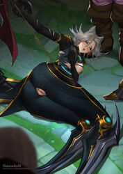 1girls areolae big_breasts breasts camille_ferros clothing defeated exposed_breasts exposed_pussy female female_focus hair heheneko imminent_rape league_of_legends nipples pussy torn_clothes video_games white_hair rating:Explicit score:199 user:EdgySexy