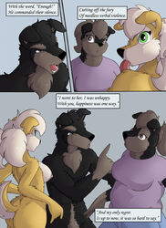 angry anthro argument ass canine clothing comic female fur furry hildegaard jay_naylor jessica male robert uncensored rating:Questionable score:12 user:Miss_Vulf