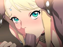 1boy 1girls animated aqua_eyes blonde_hair censored fellatio female game_cg hand_on_head head_grab kabe_ni_hamatte_ugokenai! kabe_ni_hamatte_ugokenai!_2 male male_pubic_hair monster nighthawk_(circle) oral penis pov pubic_hair rape solo_focus tears through_wall rating:Explicit score:173 user:bot