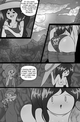 2014 adventure_time ass big_butt blush breasts cameltoe comic cubbychambers female finn_the_human marceline nipples penis princess_bubblegum rating:Explicit score:71 user:bot