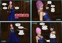 3d age_difference aveline big_breasts big_penis black_hair breasts caption clothes comic crazyxxx3dworld female futa_on_female futanari intersex large_breasts light_skin maid makeup penis pink_hair servant sex wig rating:Questionable score:1 user:FutaFan59