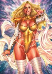 big_breasts blonde_hair blue_eyes breasts cape chriscomicart cleavage ed_benes_studio emma_frost leotard looking_at_viewer marvel marvel_comics nail_polish phoenix_five pinup thick_thighs thighhighs thin_waist white_queen wide_hips x-men rating:Questionable score:8 user:Blueblaster69