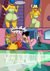 aged_up alien alternate_breast_size amy_wong breasts comic dialog dumptruck_ass english_text female full_color futurama human kogeikun large_breasts lisa_simpson marge_simpson multiple_females text the_simpsons the_simpsons_into_the_multiverse_#1 turanga_leela rating:Questionable score:94 user:a3xsfi