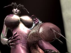 1futa 3d big_breasts big_penis bioware breasts cum cum_drip cum_on_penis cumdrip demon desire_demon dragon_age futa_only futanari huge_breasts intersex large_breasts large_penis looking_at_viewer mackeymike nipple_tweak nipple_tweaking penis purple_skin sleeves solo source_filmmaker tail taker_pov uncensored video_games rating:Explicit score:158 user:FutaFan59