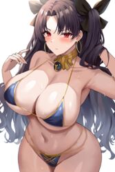 1girls alternate_breast_size bikini breasts brown_hair fate/grand_order fate_(series) female hi_res huge_breasts ishtar_(fate) jasony long_hair massive_breasts micro_bikini red_eyes rating:Questionable score:96 user:Aeolus_HX