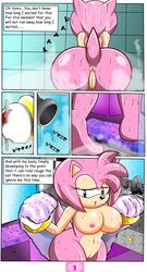 amy_rose anthro anus breasts color comic female female_only furry furry_only green_eyes nobody147 pink_hair pussy short_hair shower sonic_(series) towel uncensored rating:Explicit score:31 user:Supersonicporn