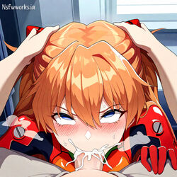 1girl1boy ahe_gao ai_generated asuka_langley_sohryu blowjob fellatio female hair large neon_genesis_evangelion neopn_genesis_evangelion nsfwworks.ia oral orange penis pov rating:Explicit score:56 user:nsfwworks.ia