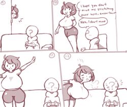 1boy 1girls age_difference big_breasts breasts comic imminent_ara_ara imminent_incest inkerton-kun inkuusan large_breasts mama-chan milf mob_face monochrome mother mother_and_son older_female son text younger_male rating:Questionable score:168 user:ampiaxxx