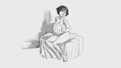 asian big_hero_6 disney female female_only gogo_tomago john_doe marvel monochrome solo rating:Questionable score:25 user:Tnnaas