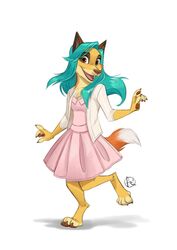  2017 anthro avoid_posting canid canine clothing female fur furrybob hair hi_res mammal solo  rating:safe score: user:bot