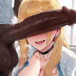 ai_generated blonde_female blonde_hair cock cock_worship dark-skinned_male dark_penis dark_skin himeno interracial kitagawa_marin male penis pleasure_face s_qualify school_uniform sono_bisque_doll_wa_koi_wo_suru surprised rating:Explicit score:222 user:Mechas77