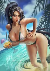  female ling_ying_wei neiakori riot_games sage_(valorant) solo swimwear valorant  rating:explicit score: user:bdz1z