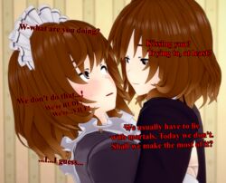 1boy 1girl 3d 3d_(artwork) female femboy koikatsu lora_(mollyavast) loras_(mollyavast) maid mollyavast puppet rating:Questionable score:0 user:LewdMol