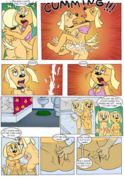 ass brandy_&_mr_whiskers brandy_harrington breasts canine clothing comic cum darkyamatoman disney disney_channel english_text female fingering furry futanari intersex nipples nude penis pussy selfcest sex text toon_disney rating:Explicit score:25 user:mightyhyena