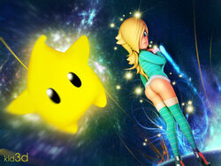 ass back_view beige_skin blonde_hair clothes dutch_angle female feral flying hair high_heels human kid3d luma mario_(series) nintendo princess_rosalina standing stockings super_mario_galaxy thong yellow_skin rating:Questionable score:17 user:Freezer88