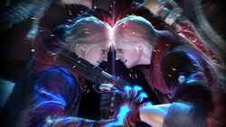  dante devil_may_cry male nero wallpaper  rating:safe score: user:bot