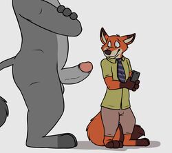 2boys canine clothed clothing disney duo fox gay male male_only mammal nick_wilde nude penis rhinoceros rotten_robbie size_difference yaoi zootopia rating:Explicit score:9 user:bot