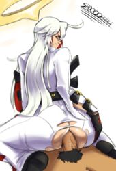 1girls anal ass ass_cutout clothed_female clothed_sex dat_ass female guilty_gear guilty_gear_xrd guilty_gear_xrd:_revelator halo hand_on_ass huge_ass jack-o'_valentine long_hair multicolored_hair red_eyes red_hair reverse_cowgirl_position sex shoooohhhh straight torn_clothes white_hair rating:Explicit score:96 user:bot