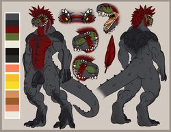  dragon lizard model_sheet neodokuro reptile scalie  rating:explicit score: user:davyyyyy_jones