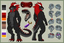  dragon lizard model_sheet neodokuro reptile scalie  rating:explicit score: user:davyyyyy_jones