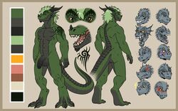  dragon lizard model_sheet neodokuro reptile scalie  rating:explicit score: user:davyyyyy_jones