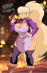  adult aged_up blackmail blonde_hair female gravity_falls large_breasts naver pacifica_northwest tan_body  rating:explicit score: user:bot