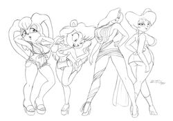 2015 4girls anthro areola ass bear big_breasts big_butt bimbo breasts busty canine cleavage clothed clothing dat_ass disney dress erect_nipples eyeshadow female furry goof_troop hair_over_one_eye high_heel_boots high_heels hourglass_figure human jessica_rabbit julie_bruin lagomorph lipstick makeup mammal microskirt milf monochrome nipples panties peg_pete pussy rabbit scificat sketch skimpy sonic_(series) tagme tiny_toon_adventures vanilla_the_rabbit voluptuous warner_brothers who_framed_roger_rabbit rating:Questionable score:15 user:bot