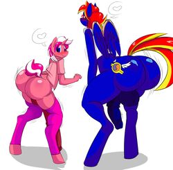 alicorn anthro ass big_ass blue_fur broken_horn color cutie_mark denizen1414 dickgirl equine eyewear friendship_is_magic fur furry futa_with_male futanari glasses hair horn huge_ass hyper hyper_ass intersex male mammal multicolored_hair my_little_pony prodigy_skyfire strawberry_skyfire twerking unicorn_pony wings rating:Explicit score:5 user:bot