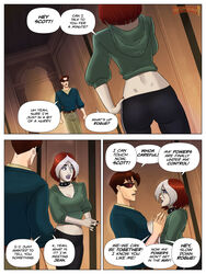 1boy 1girls anna_marie ass belly brown_hair clothes comic cyclops_(x-men) female glasses lips lipstick makeup male marvel marvel_comics midriff multicolored_hair rogue_(evolution) rogue_(x-men) rogue_lust_powerslave scott_summers short_hair sunglasses sunsetriders7 two_tone_hair white_hair x-men x-men_evolution rating:Safe score:39 user:Bart