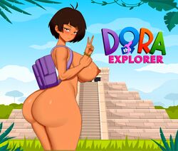 1girl 1girls ass backpack backpack_(dora_the_explorer) bag big_ass big_breasts blush brown_eyes brown_hair casual coldarsenal completely_naked completely_nude completely_nude_female dark-skinned_female dark_skin dora_marquez dora_the_explorer female female_focus female_only human naked naked_female nickelodeon nipples nude nude_female short_hair solo solo_female temple v wristwear rating:Explicit score:139 user:Lexi_the_Fox