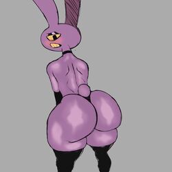  1boy anthro_only ass big_ass big_breasts big_butt breasts color crimson_redddd femboy hips huge_ass huge_breasts huge_butt huge_thighs jax_(the_amazing_digital_circus) looking_at_viewer male male_only mature rabbit smile the_amazing_digital_circus thick_thighs thighs  rating:explicit score: user:xdfl45hg4m3