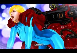 1girls 3d chobixpho gigas_(tekken) metroid metroid_other_m samus_aran tekken tekken_7 rating:Explicit score:8 user:kiseijuuisuzune