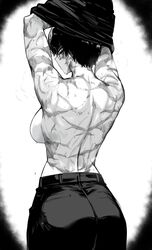 1girls ass ass_focus big_ass big_butt burn_marks burn_scar burn_scars burns fat_ass female female_only glasses huge_ass huge_butt jujutsu_kaisen large_ass large_butt looking_at_viewer looking_back masoq095 monochrome muscular muscular_arms muscular_female pixie_cut scar scarred scars scars_all_over short_hair shounen_jump thick thick_ass thick_thighs thighs tomboy very_short_hair wounds zenin_maki rating:Questionable score:442 user:Thegreathree