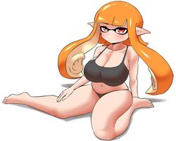 1girls alternate_breast_size breasts female huge_breasts inkling inkling_girl light-skinned_female light_skin long_hair nintendo nobunagapero orange_hair panties peronattu splatoon splatoon_(series) tank_top tentacle_hair thick_thighs white_background rating:Questionable score:85 user:Aeolus_HX