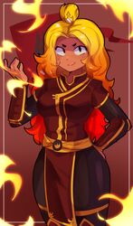 1girls amazing amber_(brawl_stars) avatar_the_last_airbender awesomesauce azula_(cosplay) black_eyes brawl_stars cosplay female female_only fire fire_nation multiplylayer safe solo tagme wholesome yellow_hair rating:Explicit score:48 user:Uxicjdyyyy