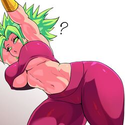 1girls big_breasts cleavage dragon_ball dragon_ball_super dragon_ball_z female female_only green_eyes green_hair kefla kiwiartsu large_breasts legendary_super_saiyan looking_at_viewer looking_back navel solo solo_female solo_focus super_saiyan super_saiyan_2 thick_thighs thighs underboob universe_6/universe_7 universe_6_girls wide_hips rating:Explicit score:250 user:HughthyDerg