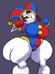  big_ass edit lazypummalbutt pomni_(the_amazing_digital_circus) the_amazing_digital_circus thick_thighs thighs wide_hips  rating:explicit score: user:pornthiccs45