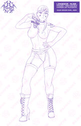 aura_(fortnite) boots fortnite high_heel_boots high_heels line_art lingerie medium_breasts mila_the_mute no_color not_colored simple_background tagme tattoo thong topless rating:Explicit score:3 user:Watch-me-wip