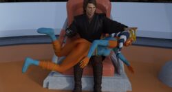  ahsoka_tano anakin_skywalker ass chainsaw_man comicbookspankingfan jedi_council_chamber jedi_temple on_chair over_the_knee_spanking red_ass sitting slave slavegirl spanked spanking star_wars togruta  rating:questionable score: user:comicspank