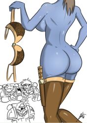 alien arousal ass blue bottomless bra breast breasts color female happy holding_bra humanoid legs lingerie male nude sexualyeti sideboob stripper striptease tau topless undressing warhammer_(franchise) warhammer_40k rating:Questionable score:70 user:SimpleSighman