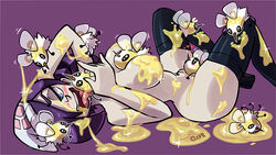 1girls blue_eyes blush breasts cosplay cutiefly dawn_(pokemon) dawn_(pokemon)_(cosplay) fairy female gerph hair heart honey human interspecies licking nintendo nipples open_mouth paizuri pokemon pokemon_sm purple_hair sex short_hair smile sparkle thighhighs tongue tongue_out vaginal_penetration video_games zone-tan rating:Explicit score:78 user:bot