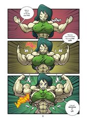 abs back closed_eyes comic disney extreme_muscles female female_only flex flexing front_double_biceps green_eyes grin growth human kartoon_warz_#3:_preparing_the_battleground kim_possible long_hair muscle muscle_growth muscles muscular muscular_female navel reddyheart shego solo veins rating:Questionable score:22 user:FrankieMan