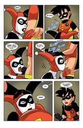 ass batman:_the_animated_series batman_(series) big_ass big_breasts big_butt bodysuit clothed clothed_sex clothing clothing_aside comic dc dc_comics dcau fellatio glassfish handlebars handles harley_quinn harley_quinn_(classic) male oral pants_down robin_(dc) robin_(tim_drake) size_difference small_ass tim_drake young younger_male rating:Explicit score:154 user:thebooblover