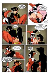 1boy 1girls age_difference anal batman:_the_animated_series batman_(series) big_ass big_breasts big_butt comic dc dc_comics dcau doggy_style doggystyle duo english_text female glassfish harley_quinn harley_quinn_(classic) imminent_anal larger_female male missionary missionary_position older_female robin_(dc) robin_(tim_drake) sex size_difference smaller_male straight tim_drake vaginal_penetration vaginal_sex villainess young younger_male rating:Explicit score:160 user:thebooblover