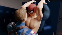 3d 3d_(artwork) 3d_model anal anal_insertion anal_sex animated armpit armpits bonoimma captain_america captain_america_(series) gay gay_anal gay_sex light-skinned_male light_skin locker_room locker_room_sex male/male male_focus male_only male_penetrated male_penetrating male_penetrating_male marvel marvel_cinematic_universe mask_on_head mask_only masked_male peter_parker plopping sound spider-man spider-man_(series) steve_rogers sweat sweaty sweaty_body tagme thrusting thrusting_into_ass twink video rating:Explicit score:104 user:BaraBabe4589